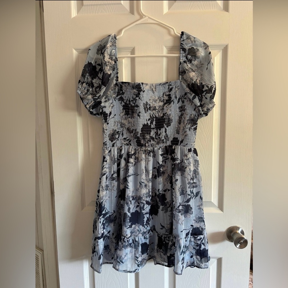 Francesca Floral Puff Sleeve Dress
